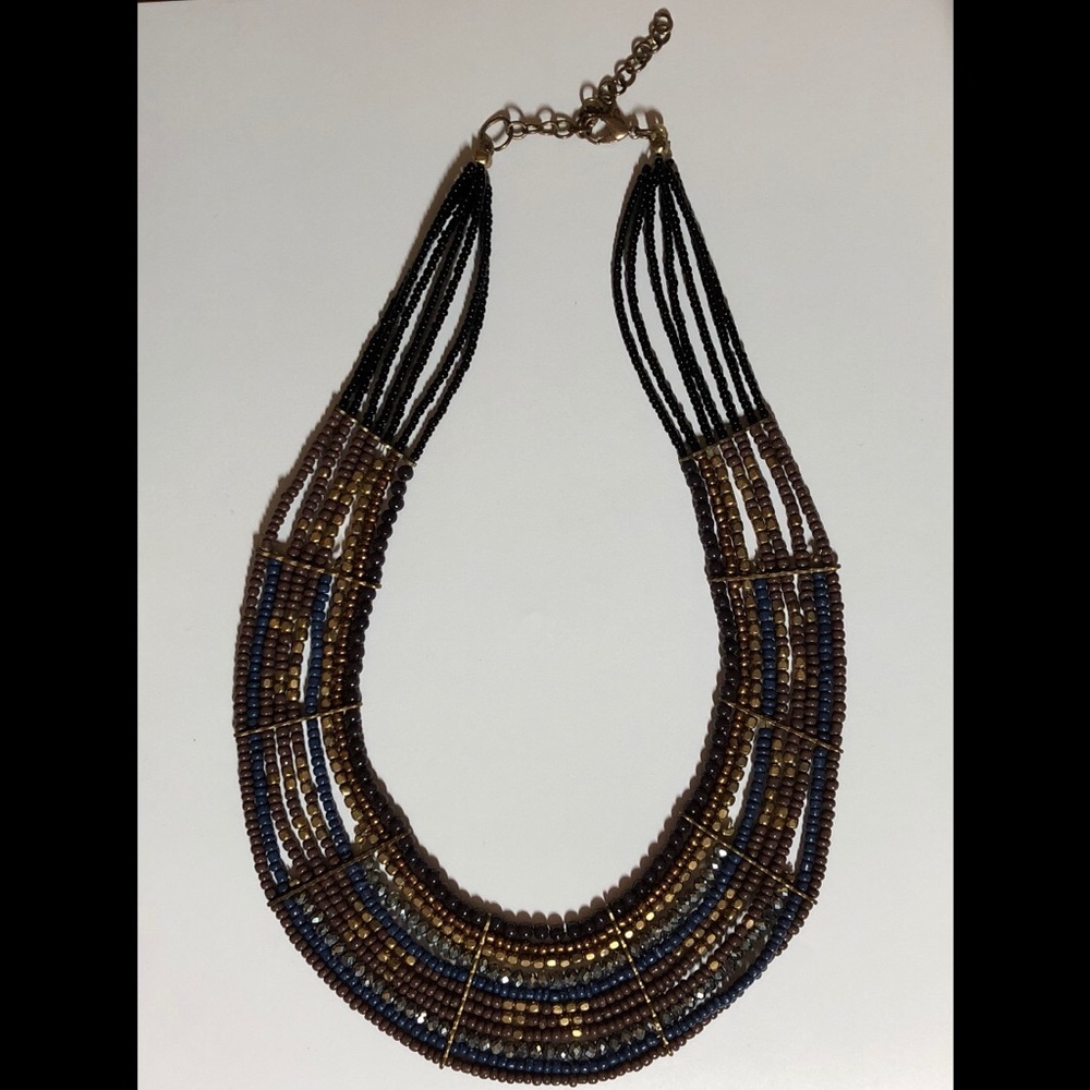 Multi-strand Statement Necklace - Picture 3 of 5